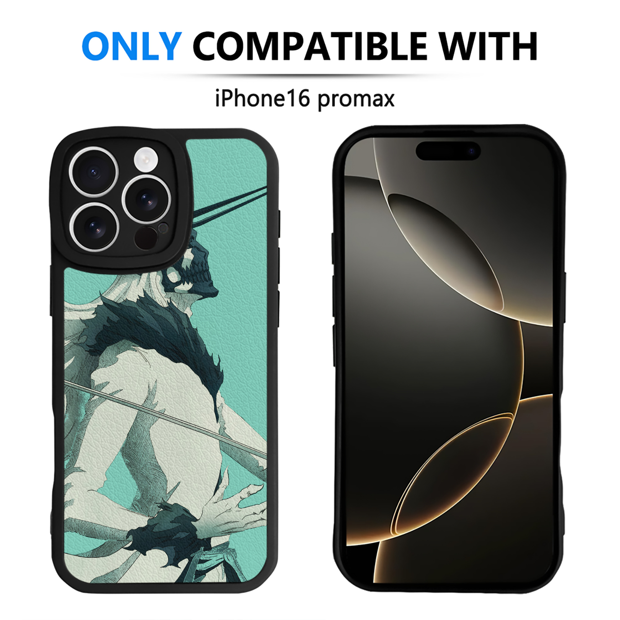 （画像用） ブリーチ BLEACH 【iPhone 16シリーズ対応】シリコンスマホケース（レザー調） 材質：シリコン